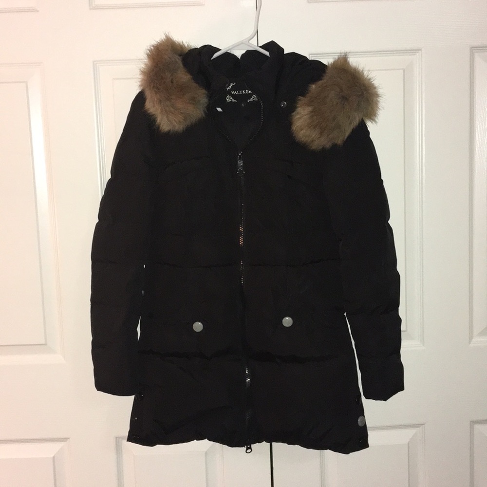 Black Down Parka-Very Warm!
